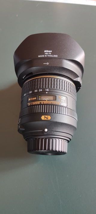 Objetivo Nikon AF-S NIKKOR 16-80mm f/2.8-4E ED DX