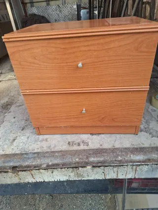 Mesitas de noche de madera (2 unidades)