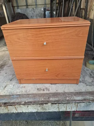 Mesitas de noche de madera (2 unidades)