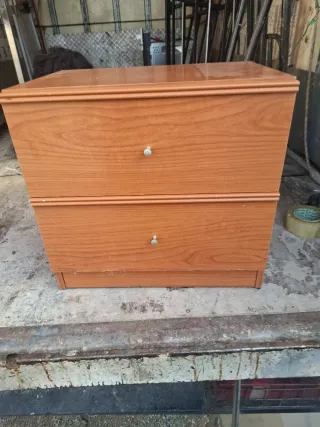 Mesitas de noche de madera (2 unidades)