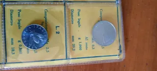 Lotto monete divisionali 1970 - 500 Lire in argent