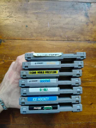 Lotto 7 giochi Nintendo NES