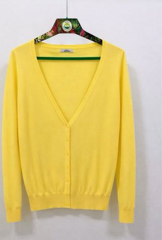 Cardigan Shana Amarillo Talla S
