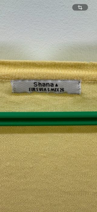 Cardigan Shana Amarillo Talla S