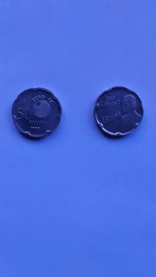 Monedas 50 Pesetas Expo '92 Juan Carlos I