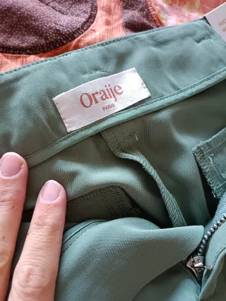 Pantalón ligero de vestir verde