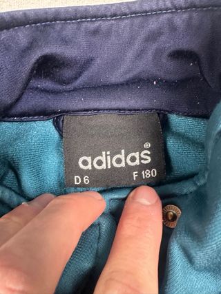 Felpa Adidas Vintage 90s con cerniera