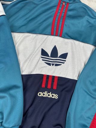 Felpa Adidas Vintage 90s con cerniera