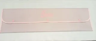 FUNDA GUARDA MALLAS FALLERA GRIS Y ROSA