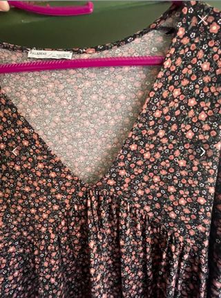 Vestido floral Pull&Bear Talla L