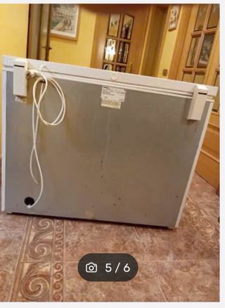 Arcón congelador blanco