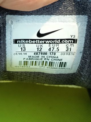 Nike Ballistec 4.3 Scarpe da Tennis taglia 47,5