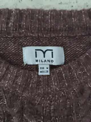 Jersey marrón tejido