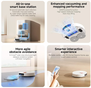 Robot aspirador y fregasuelos Xiaomi Vacuum X20+