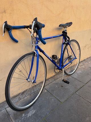 Bicicleta carretera clásica TESSIORE azul