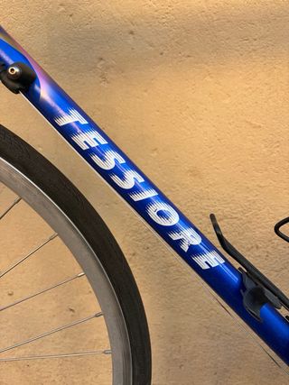 Bicicleta carretera clásica TESSIORE azul