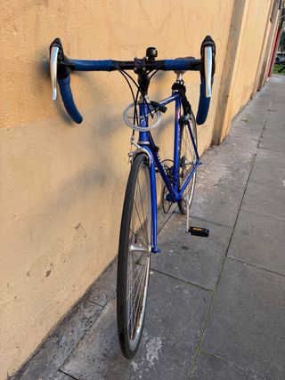 Bicicleta carretera clásica TESSIORE azul