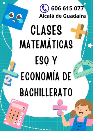 Clases particulares matemáticas ESO.