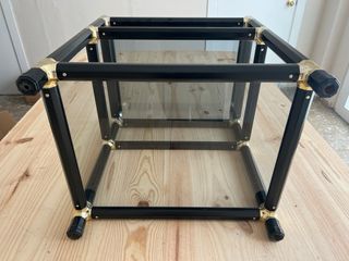 Mesa Auxiliar Vintage Hollywood Regency Cristal