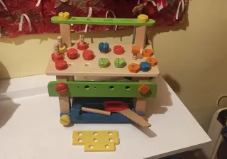Banco de Trabajo de Madera Infantil