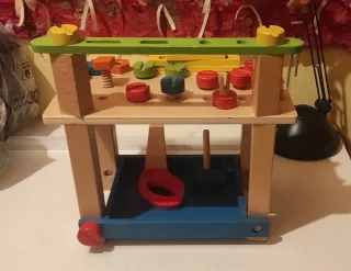 Banco de Trabajo de Madera Infantil