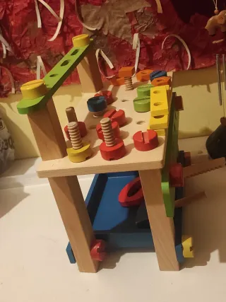 Banco de Trabajo de Madera Infantil