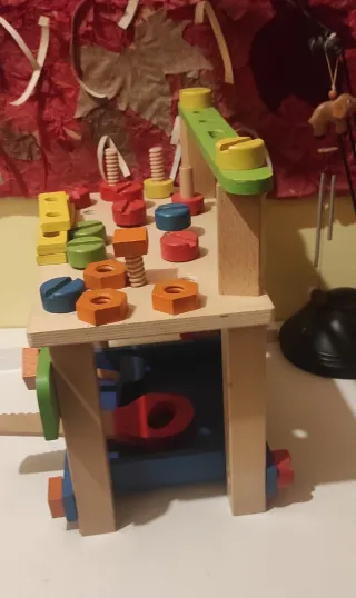 Banco de Trabajo de Madera Infantil