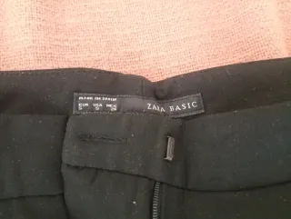 Lote 2 Pantalones Zara Talla S y 40 Negros