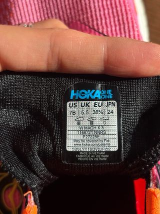 Hoka Mach X3 Mujer Rosa/Amarillo