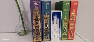 Soporte libros Harry Potter y marcapaginas regalo