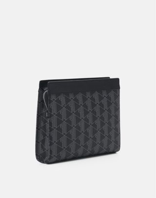 Cartera de mano Lacoste Negra y Gris