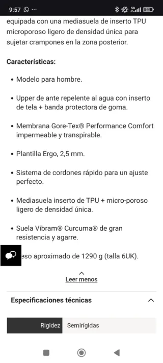 Botas de montaña Montura semirrígidas