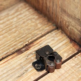 Credenza Legno Pino Riciclato 3 Cassetti Vintage