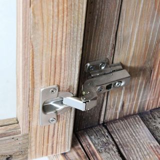 Credenza Legno Pino Riciclato 3 Cassetti Vintage