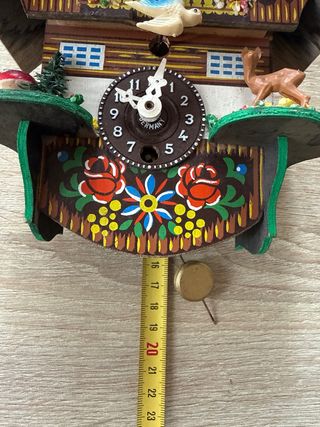 Reloj de Cucú Pequeño Decorado