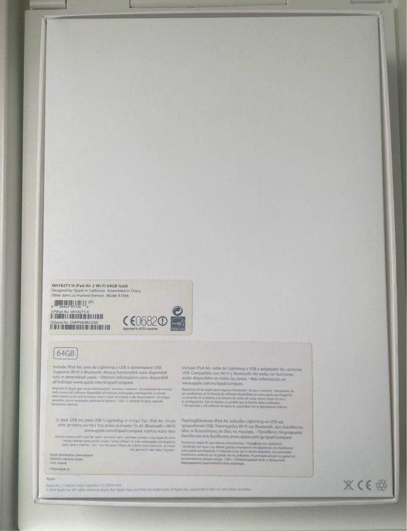 iPad Air 2 Wifi 64 GB Dorado afbeelding 5