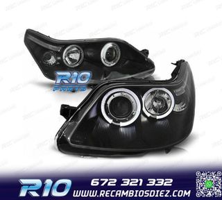 FAROS CITROEN C4 04-09 OJOS ANGEL FONDO NEGRO