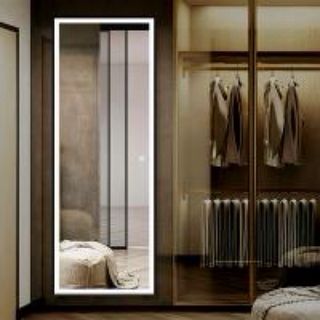 Espejo redondo plateado con luz LED desde 99€