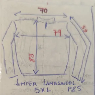 Jersey Lana Paul & Shark Beige 5XL