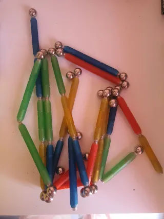 Juego Construcción Magnética Playtive 58 Piezas