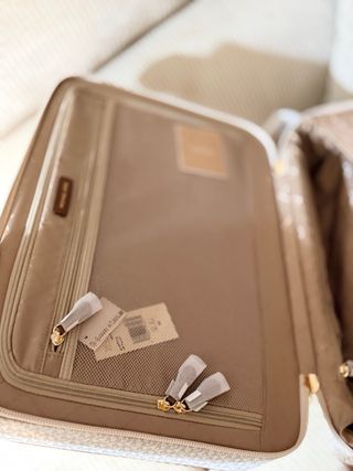 Maleta Michael Kors Beige y Marrón