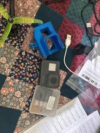 GoPro 6 con soporte para poner en dron