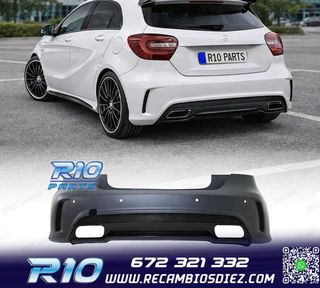 PARAGOLPES TRASERO MERCEDES CLASE A W176 12-18 LOOK AMG A45