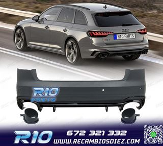 PARAGOLPES TRASERO AUDI A4 17-20 LOOK RS4