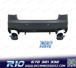 PARAGOLPES TRASERO AUDI A4 17-20 LOOK RS4