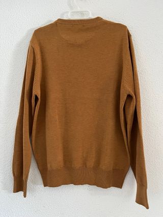 Jersey Lacoste Naranja Manga Larga