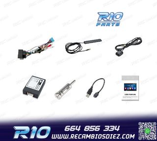 RADIO GPS ANDROID 12 PARA FORD FOCUS C-MAX FIESTA GALAXY KUG