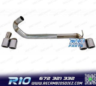 KIT ESCAPE BMW F30 F31 LOOK M3 COLAS DOBLES AMBOS LADOS