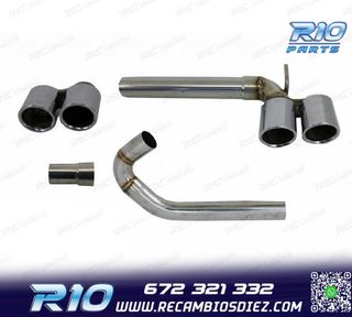 KIT ESCAPE BMW F30 F31 LOOK M3 COLAS DOBLES AMBOS LADOS