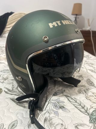 Casco Moto MT Helmets Verde Oscuro